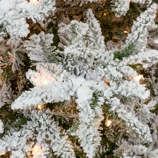 9' x 84" Deluxe Artic Tree (flocked)