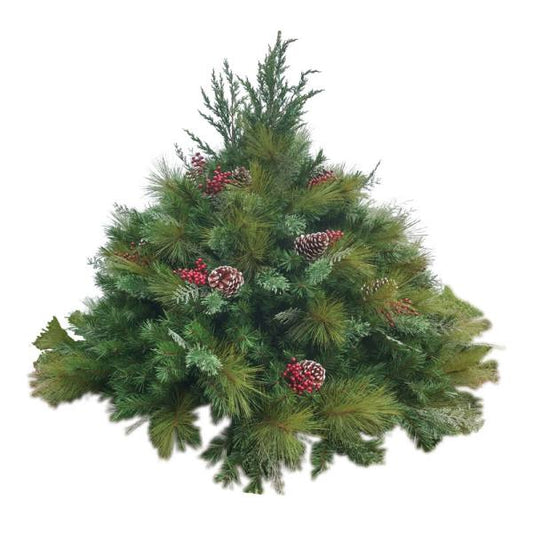 60" White Pine Container Filler Unlit