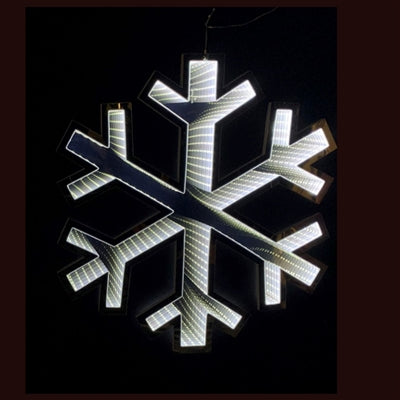 Snowflake Infinity Light - White