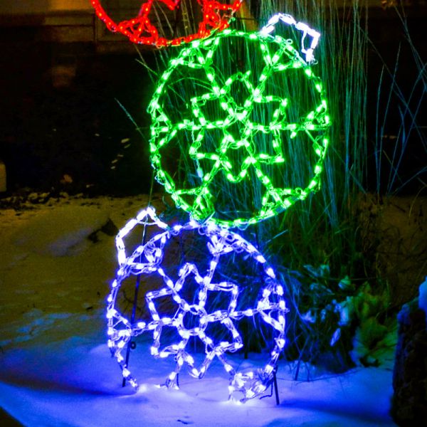 Snowflake Ornament LED Display