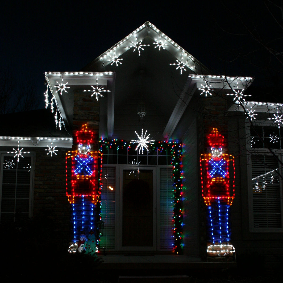 Nutcracker Toy Soldier LED Display - 81 in.