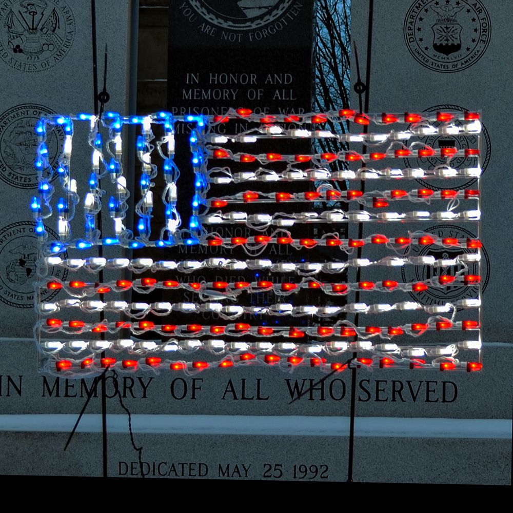 American Flag LED Display