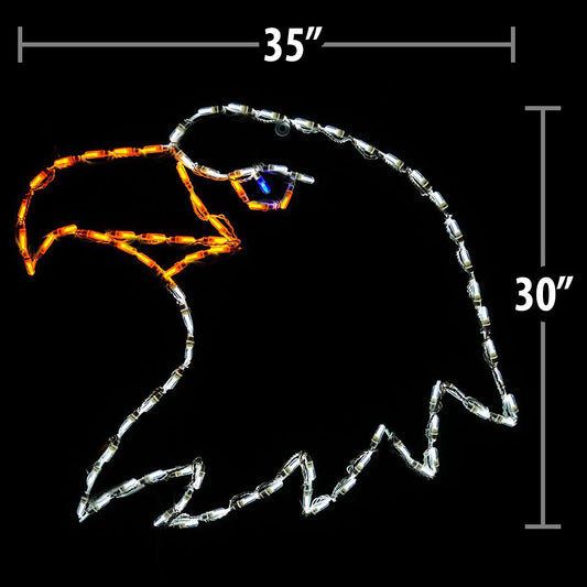 Bald Eagle Head LED Display