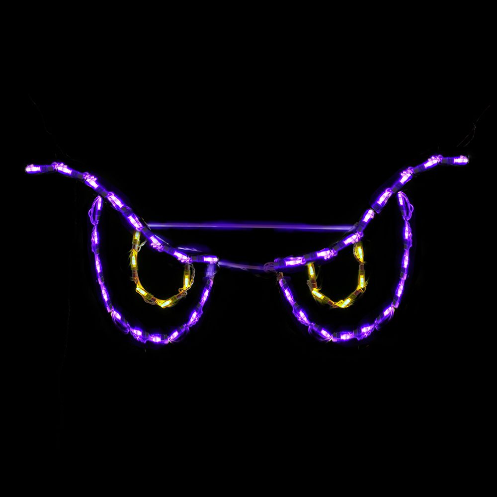 Spooky Eyes LED Display - Yellow (31")