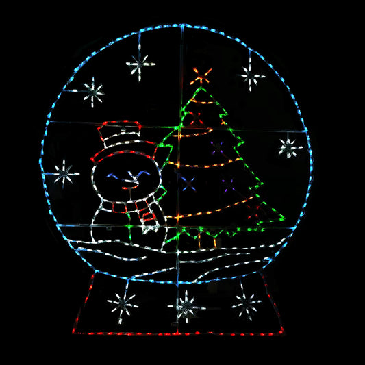Christmas Snow Globe LED Display