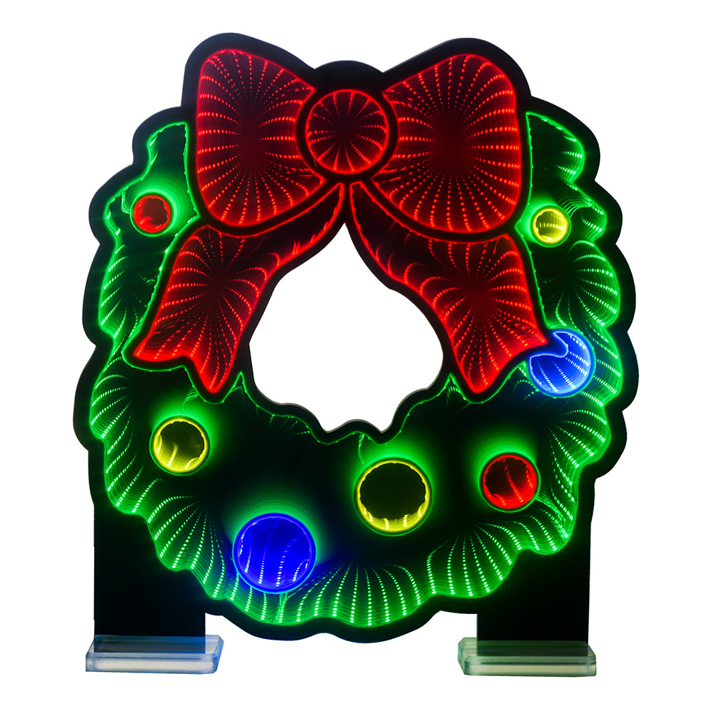 Ornament Wreath Infinity Light