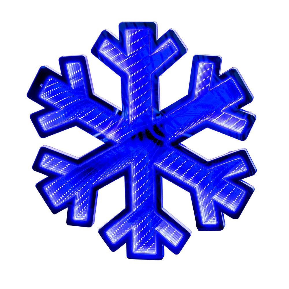 Snowflake Infinity Light - Blue