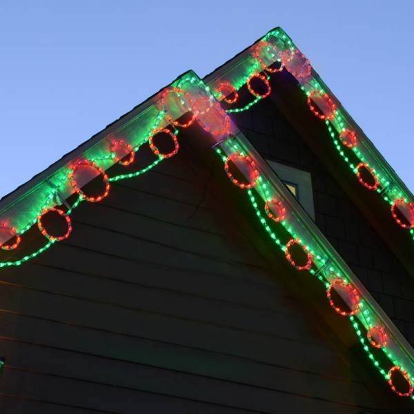 3 Circle Peak Topper LED Display - Red/Green