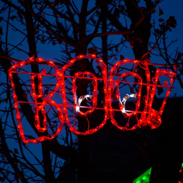 Halloween Boo LED Display (40")