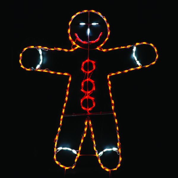 Gingerbread Boy LED Display