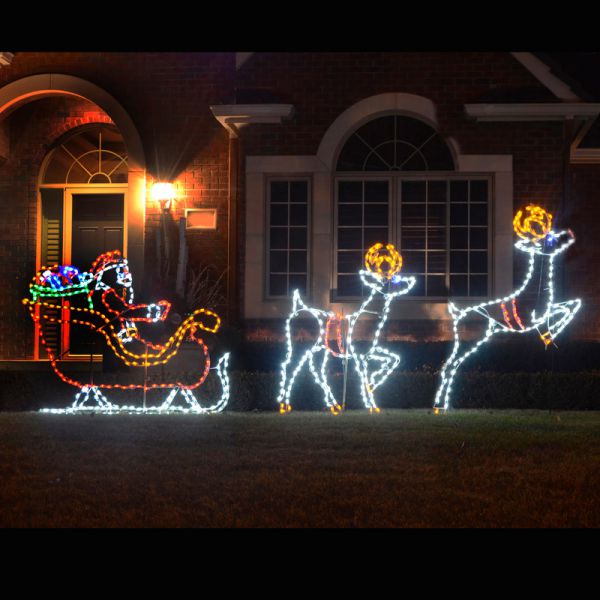 Prancing Reindeer LED Display (41")