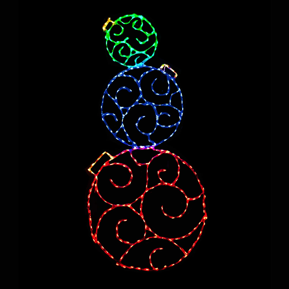 Christmas Ornament Stack Animated LED Display