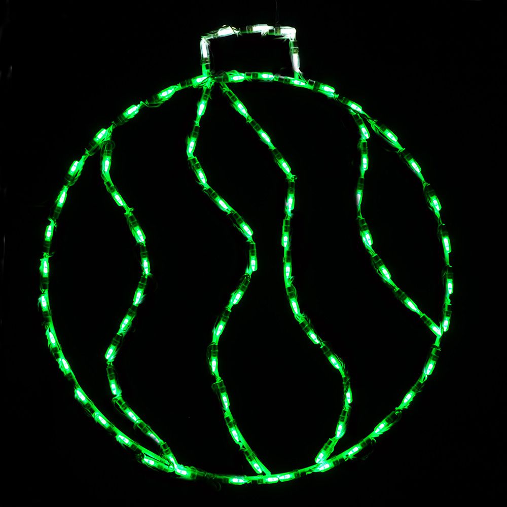 Swirl Ornament Small LED Display (28")
