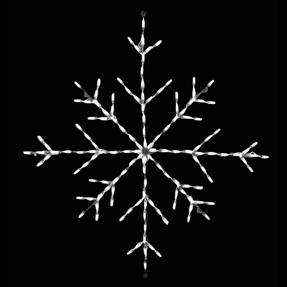 Snowflake LED Display - White (36")