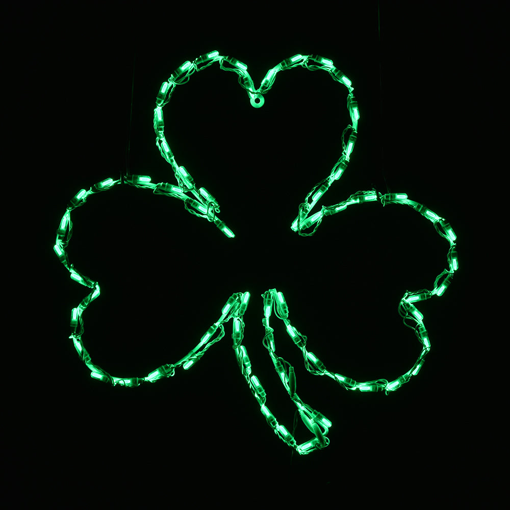 Shamrock Saint Patrick's Day LED Display (26")