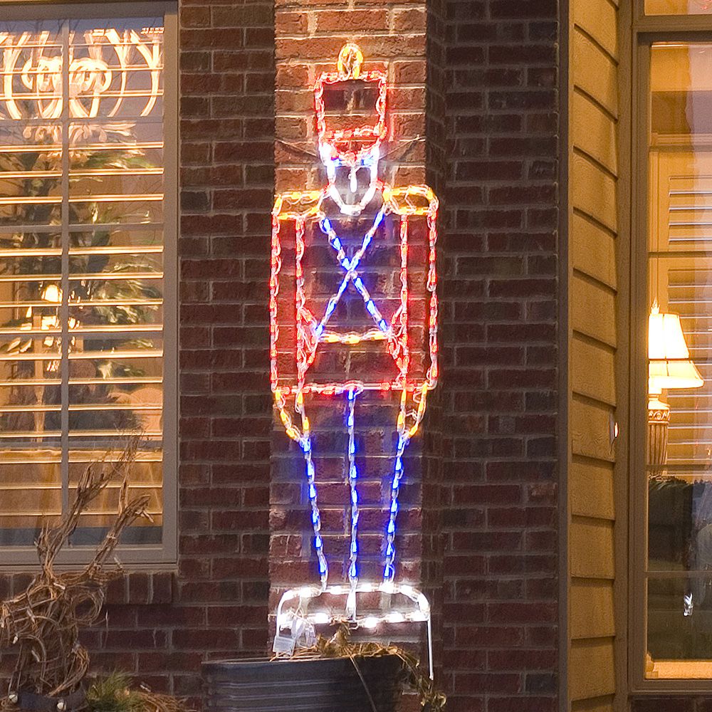 Nutcracker Toy Soldier LED Display (65")