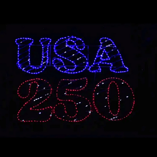 USA 250 LED Sign - Twinkle Animation