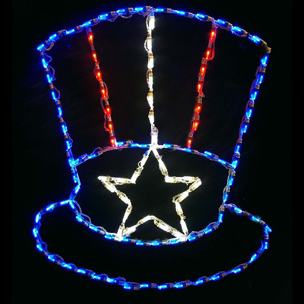 Uncle Sam Hat LED Display