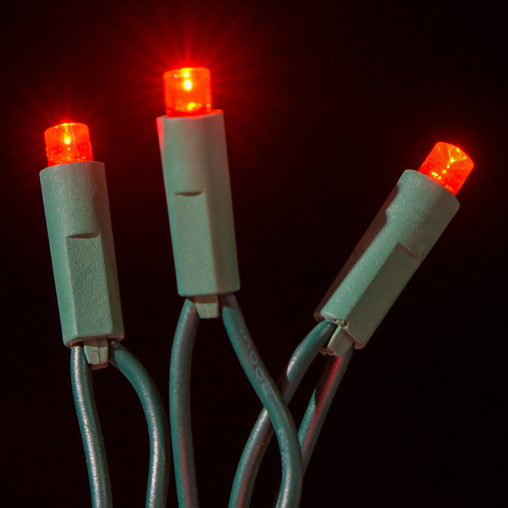 LED Concave 5MM Light Set, 70 Ct, 4" Spacing, Two Wire -Pro Lights