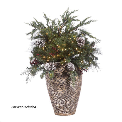 LED 40" Mountain Pine Container Filler AC Powered