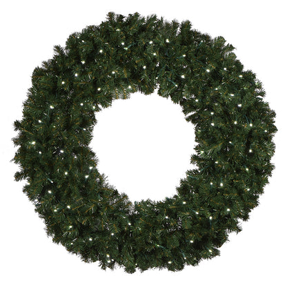 48" Sierra Fir Wreath with LED Concave Lights