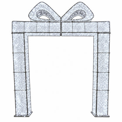 Gift Box Arch PVC Mesh 3D Display