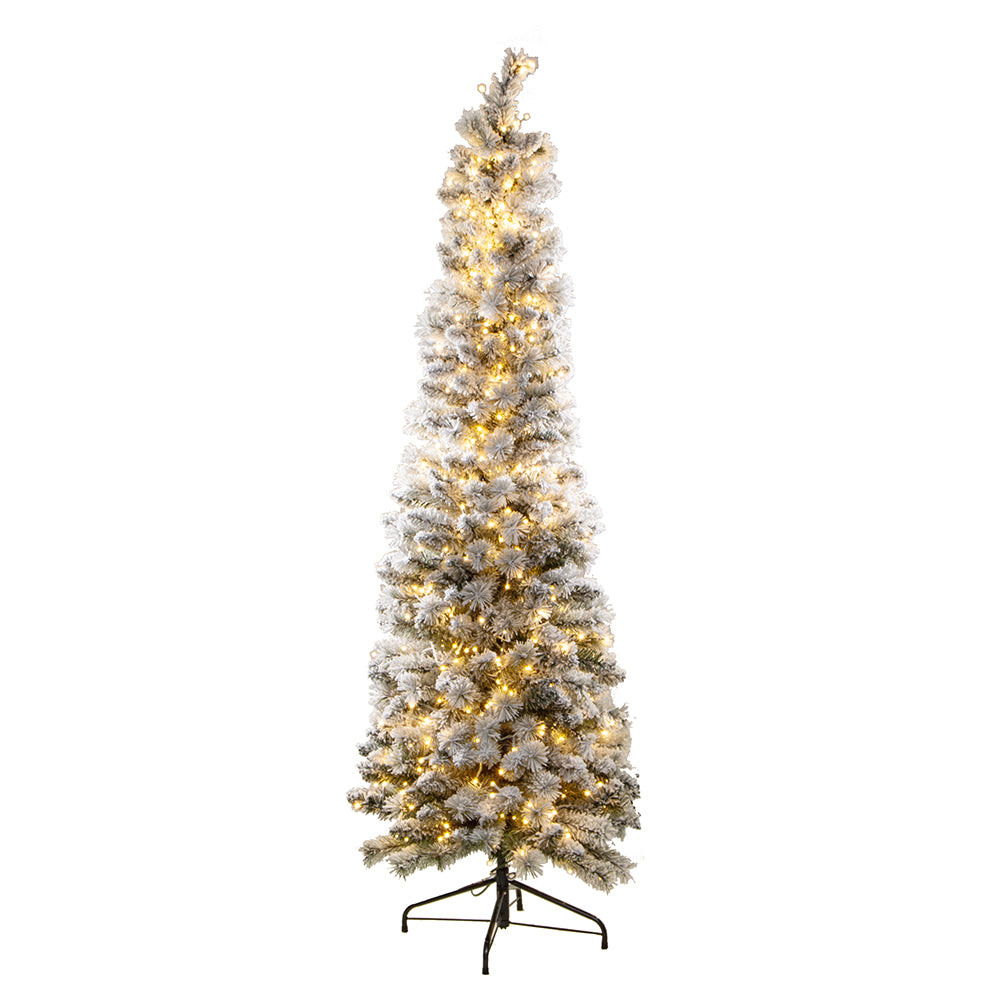 6' Flocked Pencil Aspen Tree