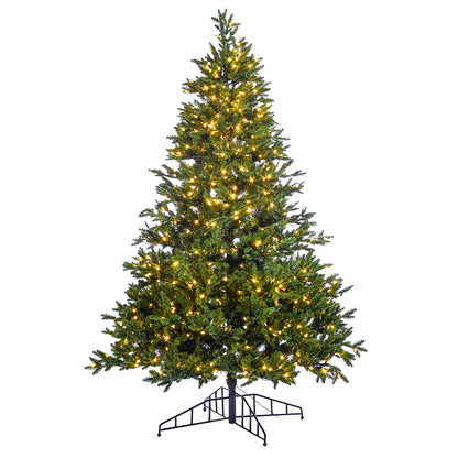 7.5' Noble Medium LED One-Plug Tree w/ Warm White Lights