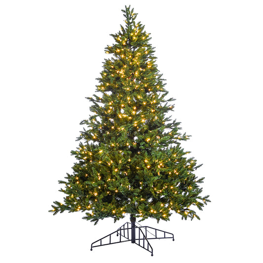 7.5' Noble Medium LED One-Plug Tree w/ Warm White Lights