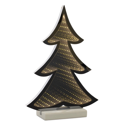 Infinity White Tree 12.5" Battery Powered