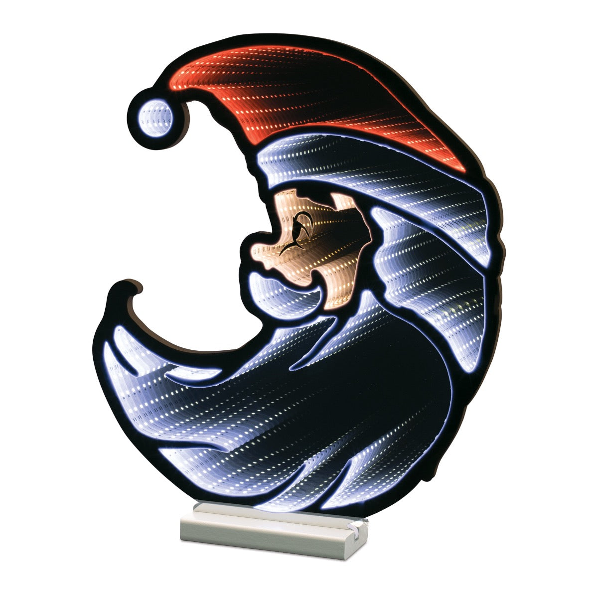Santa Half Moon Infinity Light 17"
