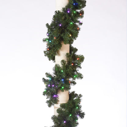 LED 9' Sierra Garland (RGB) - Controller Not Included