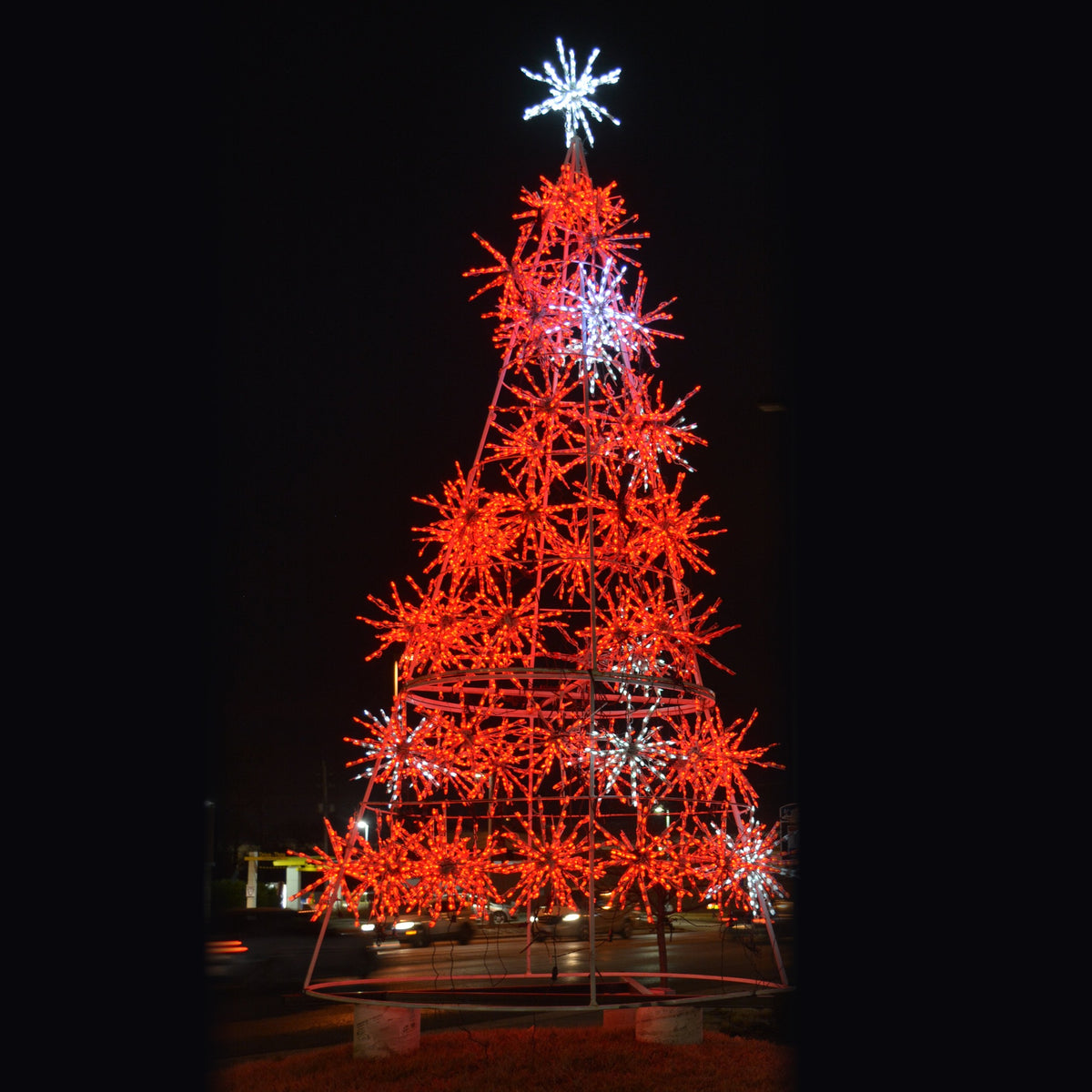 Starburst Aluminum Frame Tree - 7' to 30' (includes Starbursts)