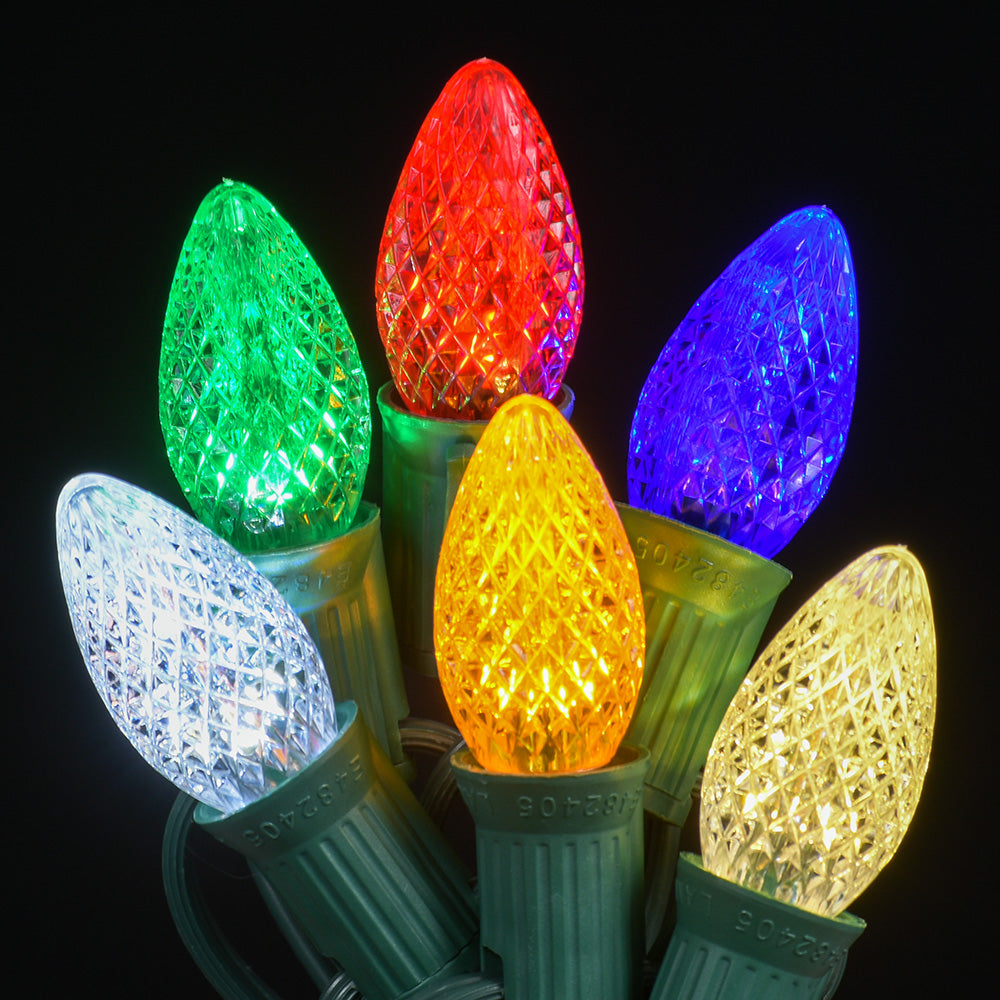 LED C7 Bulb - Faceted