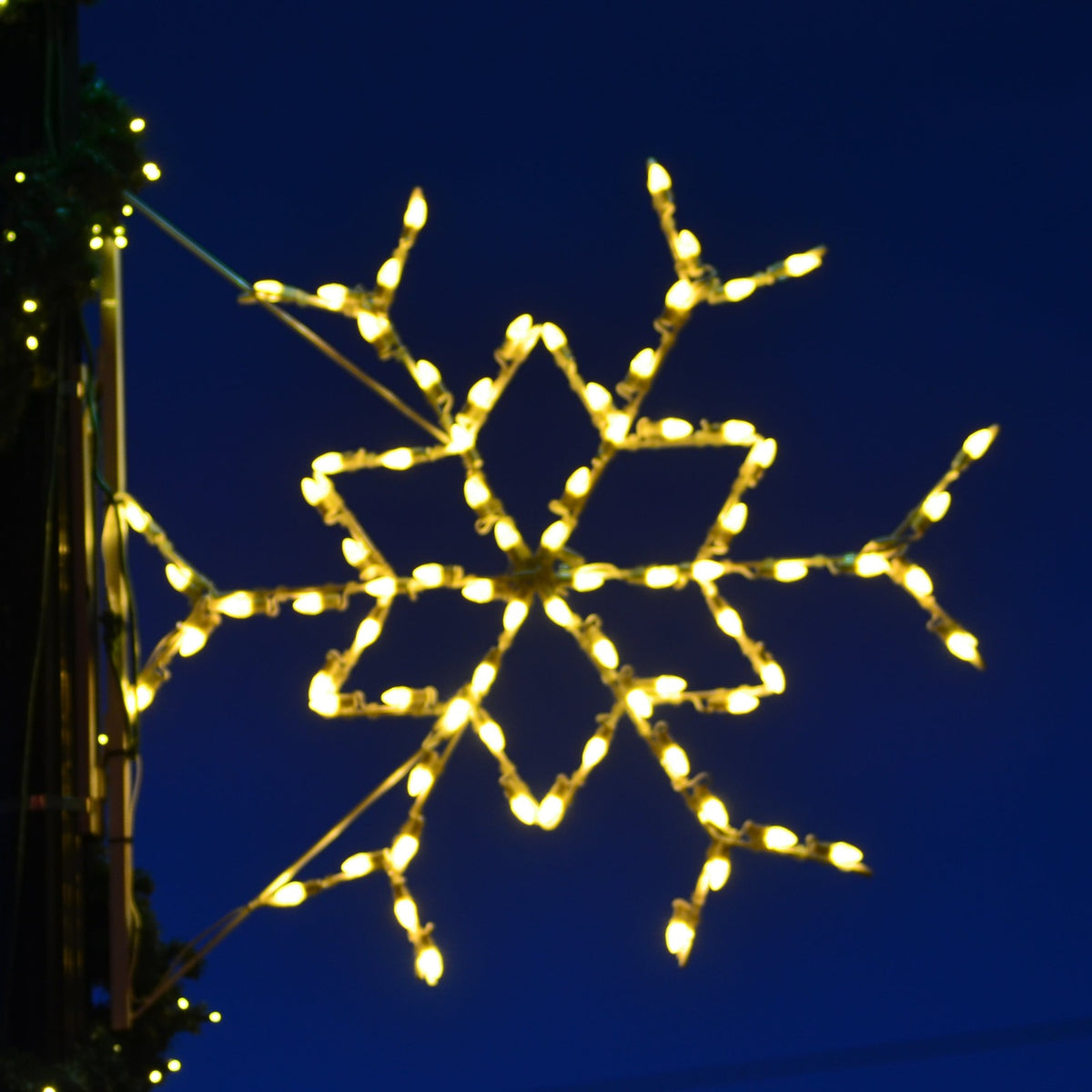C7 Pole Mount Snowflake LED Display
