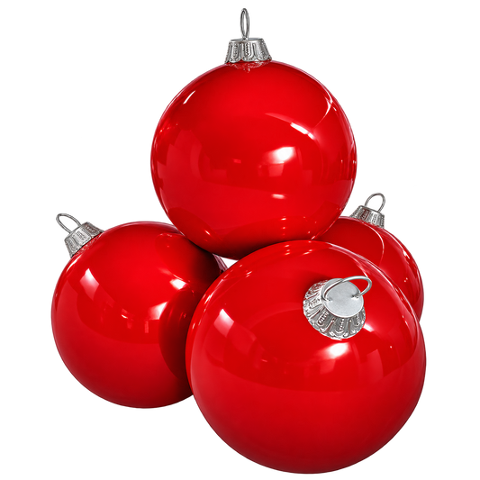 Fiberglass Ornament 4 Ball Set