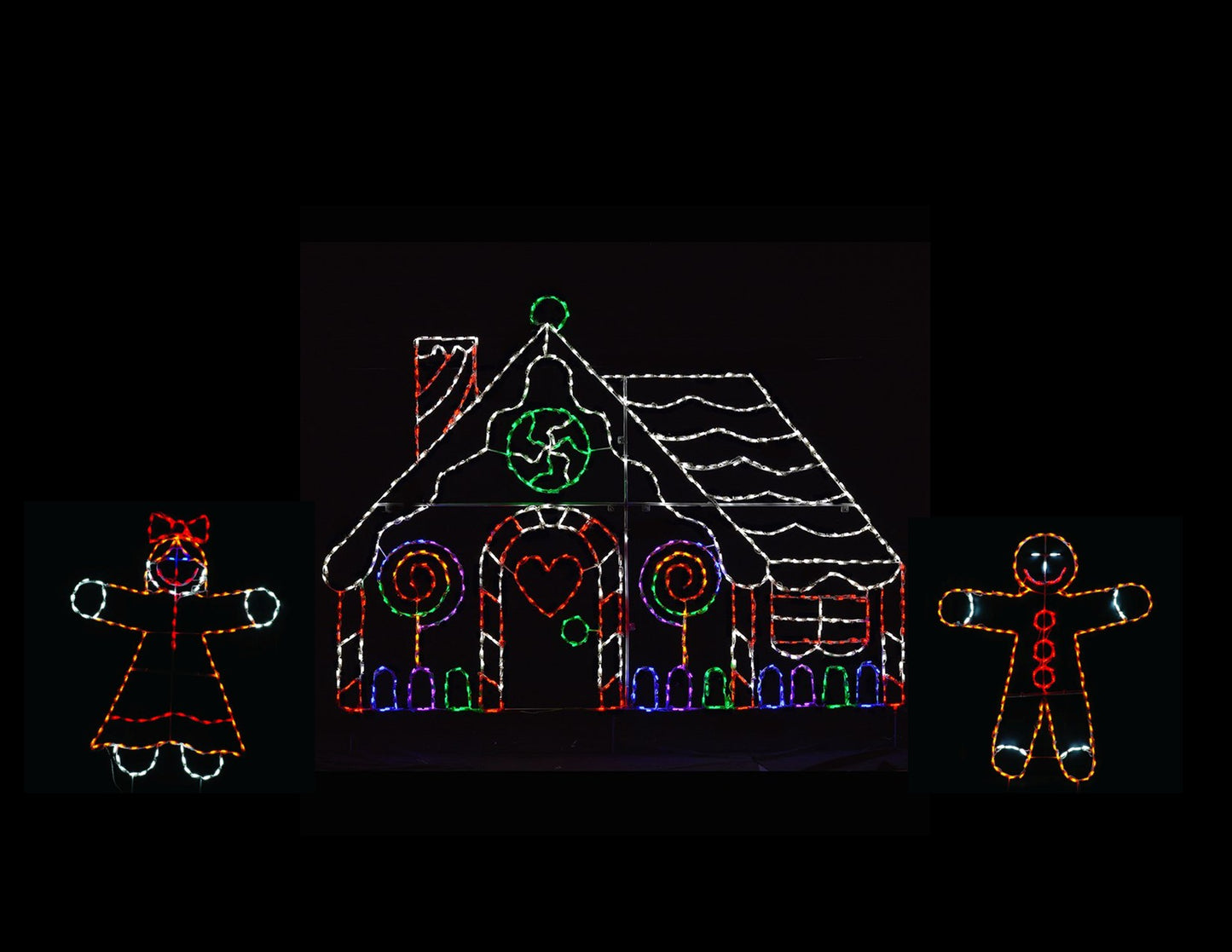 Gingerbread Boy, Girl and House
