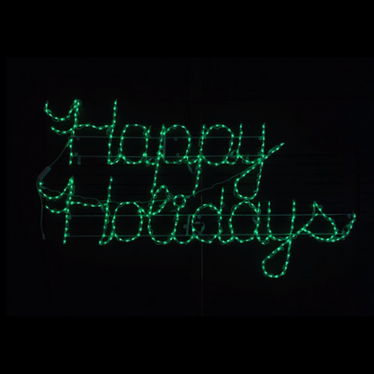 Happy Holidays RGB LED Sign