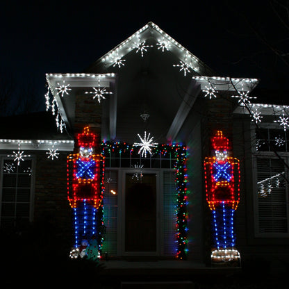 Nutcracker Toy Soldier LED Display - 81 in.