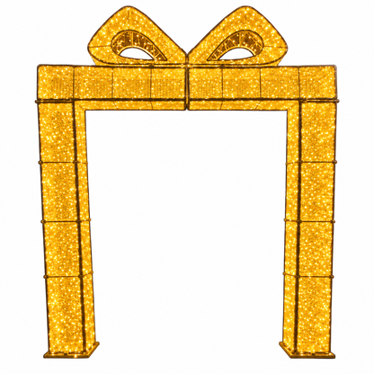 Gift Box Arch PVC Mesh 3D Display