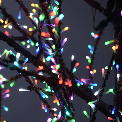 LED 12' Linden Tree, Brown Trunk, RGB Lights - App Controlled