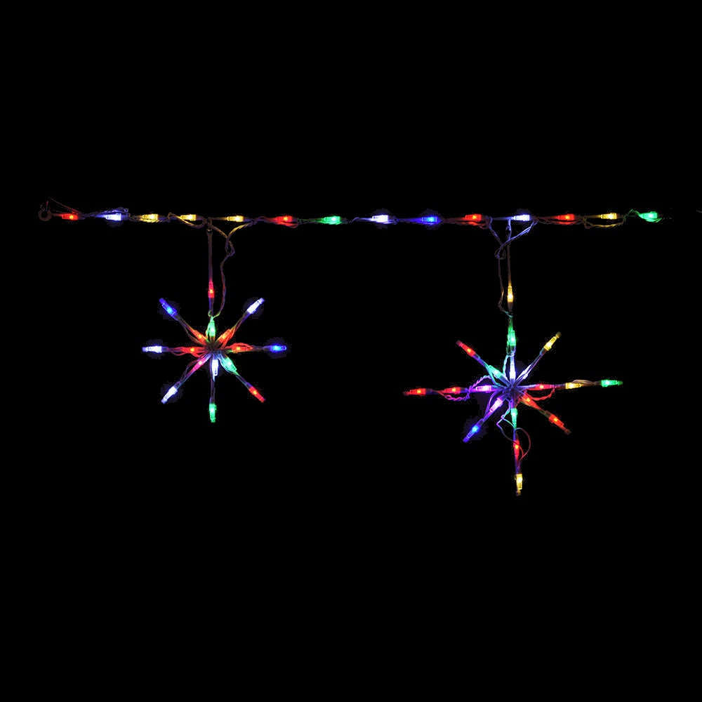 LED Snowflake Linkable in RGB lights