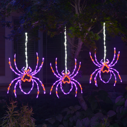 Hanging Spiders LED Display