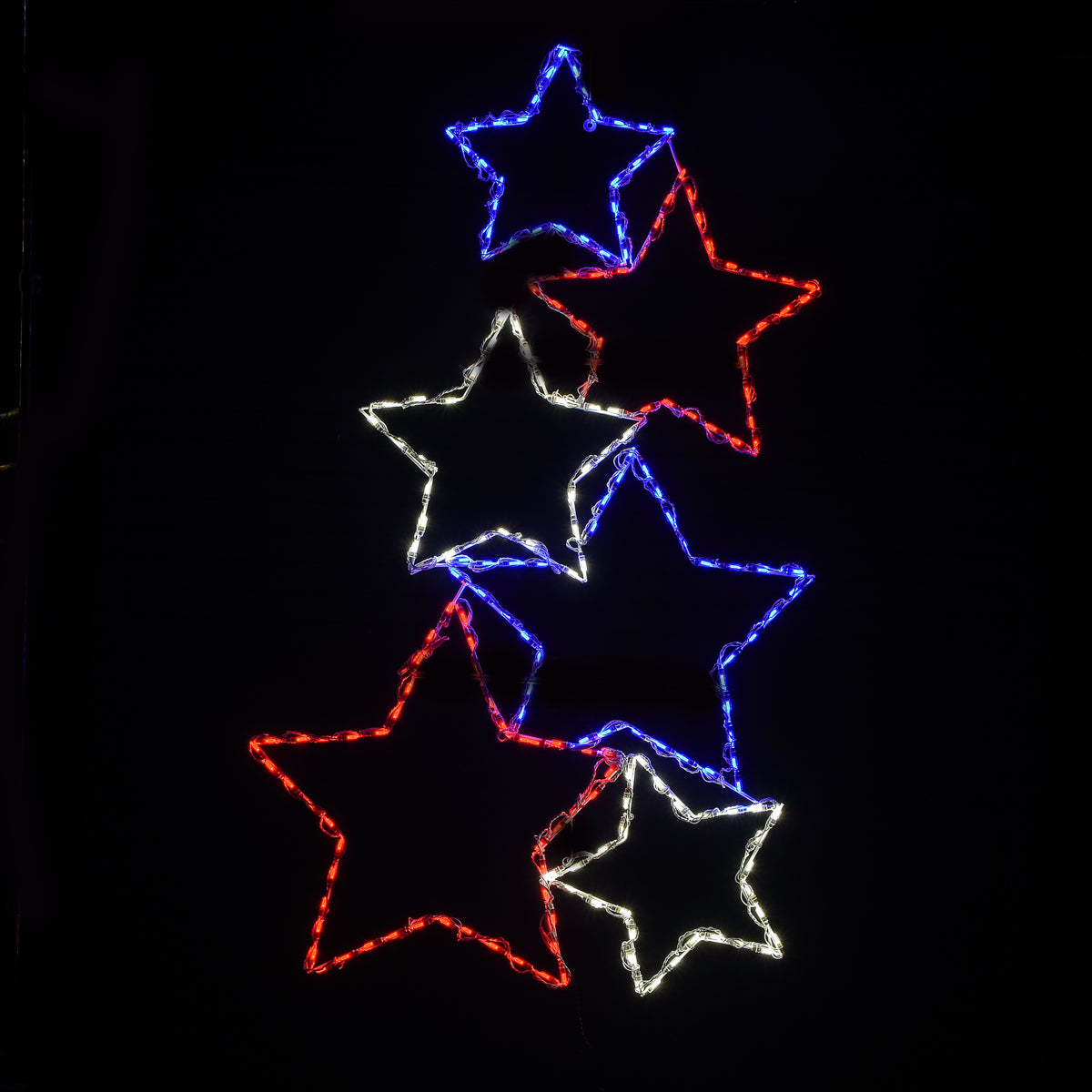 Stacked Stars LED Display