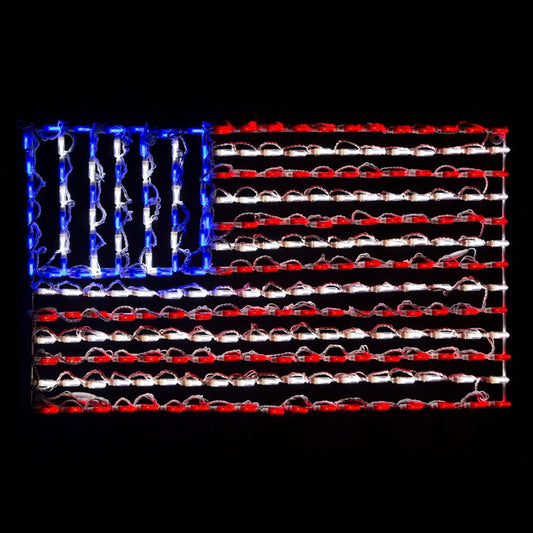 American Flag LED Display