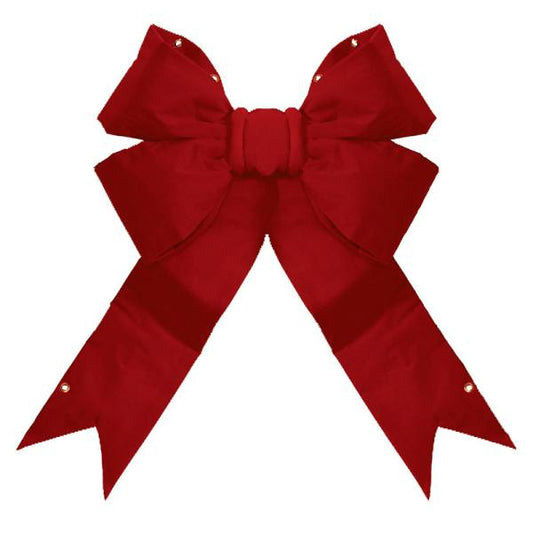 Red Velvet Bow 4 Loop 18"