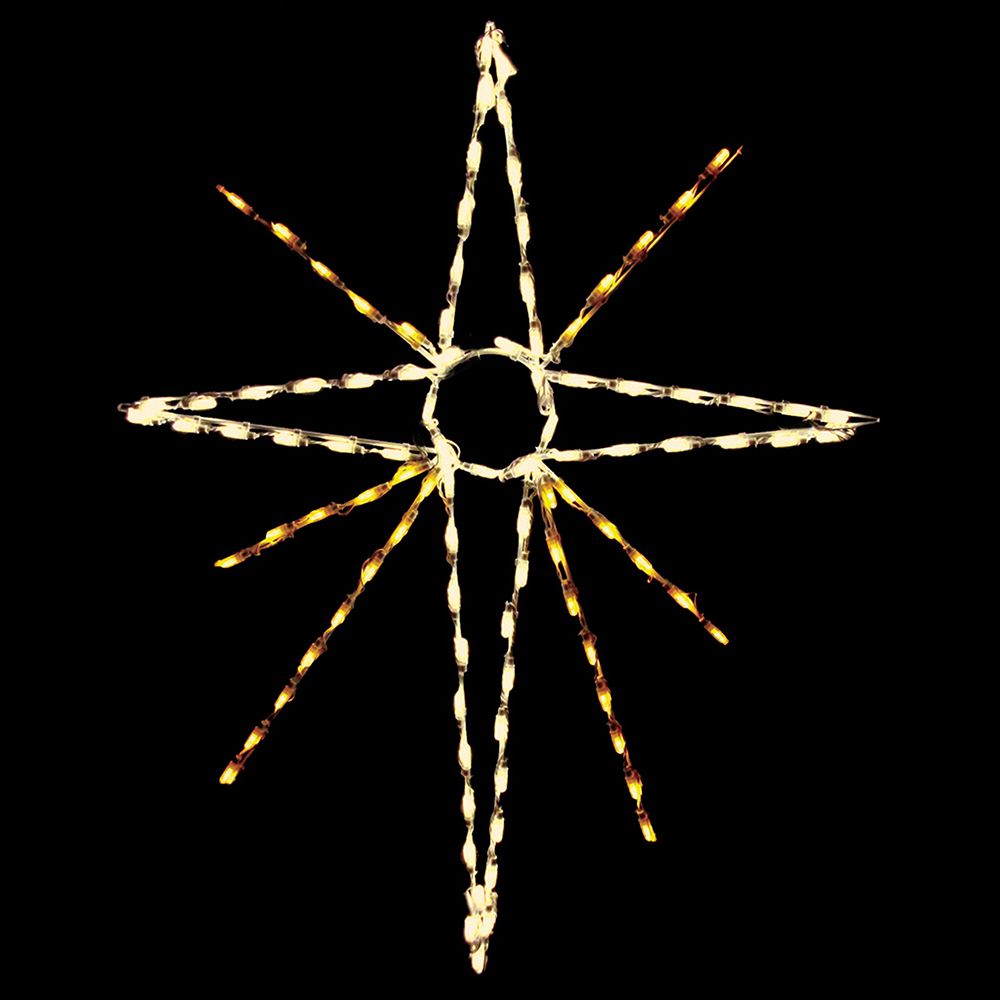 Christmas Bethlehem Star LED Display - Warm White (44")