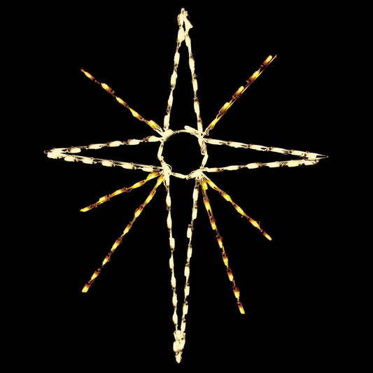 Christmas Bethlehem Star LED Display - Warm White (44")