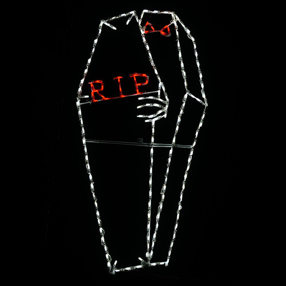 Vampire Coffin Halloween LED Display
