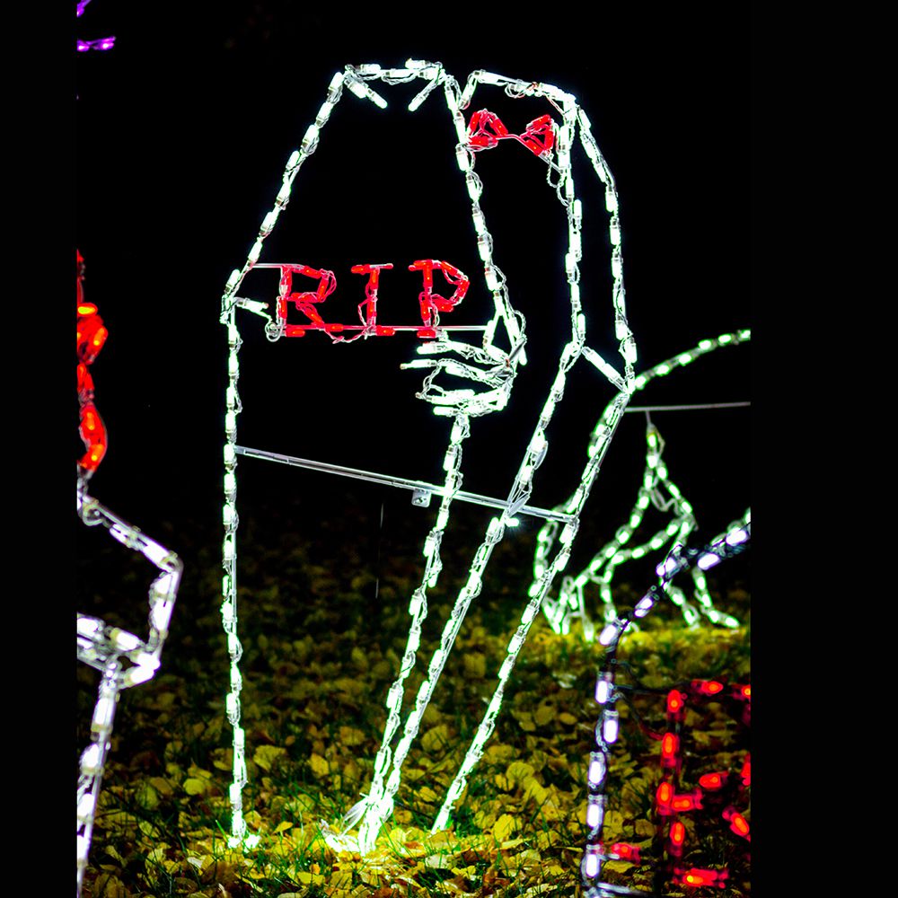 Vampire Coffin Halloween LED Display